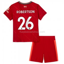 Günstige Fußball Trikotsatz Liverpool Andrew Robertson 26 Kinder Heimtrikot 2021-2022 Kurzarm