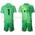 Günstige Fußball Trikotsatz Liverpool Torwart Alisson Becker 1 Kinder Heimtrikot 2021-2022 Kurzarm