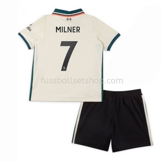 Günstige Fußball Trikotsatz Liverpool James Milner 7 Kinder Auswärtstrikot 2021-2022 Kurzarm