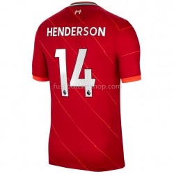 Günstige Fußball Trikotsatz Liverpool Jordan Henderson 14 Heimtrikot 2021-2022 Kurzarm