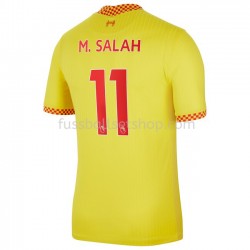 Günstige Fußball Trikotsatz Liverpool M.Salah 11 Ausweichtrikot 2021-2022 Kurzarm