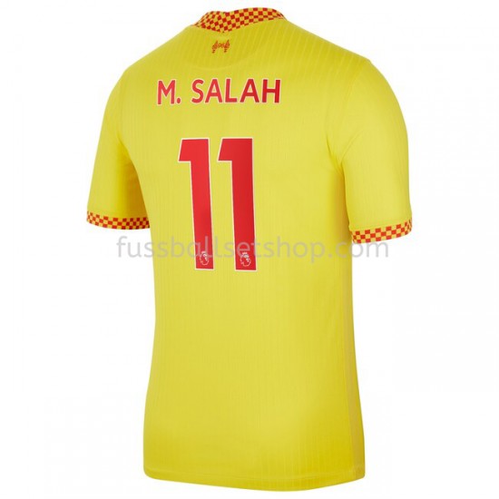 Günstige Fußball Trikotsatz Liverpool M.Salah 11 Ausweichtrikot 2021-2022 Kurzarm