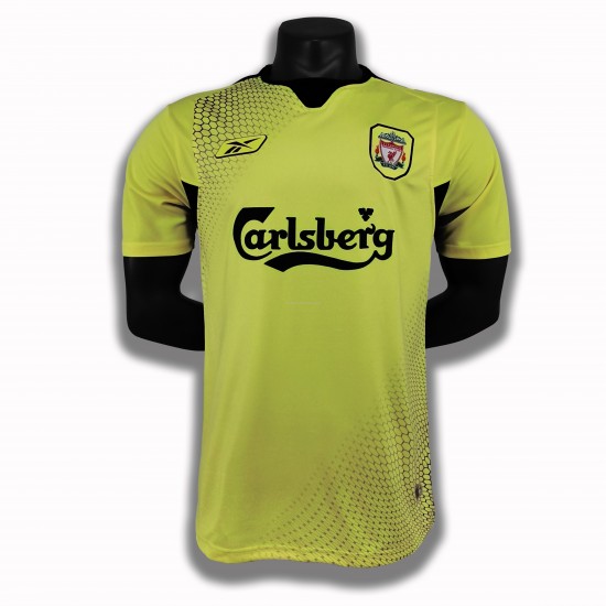 Günstige Fußball Trikotsatz Liverpool Retro Auswärtstrikot 2004-2005 Kurzarm