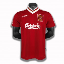 Günstige Fußball Trikotsatz Liverpool Retro Heimtrikot 1995 Kurzarm