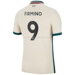 Günstige Fußball Trikotsatz Liverpool Roberto Firmino 9 Auswärtstrikot 2021-2022 Kurzarm