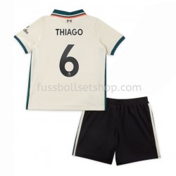 Günstige Fußball Trikotsatz Liverpool Thiago Alcantara 6 Kinder Auswärtstrikot 2021-2022 Kurzarm