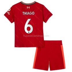 Günstige Fußball Trikotsatz Liverpool Thiago Alcantara 6 Kinder Heimtrikot 2021-2022 Kurzarm