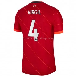 Günstige Fußball Trikotsatz Liverpool Virgil Van Dijk 4 Heimtrikot 2021-2022 Kurzarm