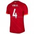 Günstige Fußball Trikotsatz Liverpool Virgil Van Dijk 4 Heimtrikot 2021-2022 Kurzarm