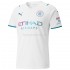 Günstige Fußball Trikotsatz Manchester City Auswärtstrikot 2021-2022 Kurzarm
