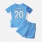 Günstige Fußball Trikotsatz Manchester City Bernardo Silva 20 Kinder Heimtrikot 2021-2022 Kurzarm