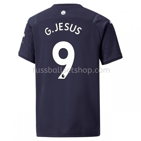 Günstige Fußball Trikotsatz Manchester City Gabriel Jesus 9 Drittes Fußballtrikot 2021-2022 Kurzarm