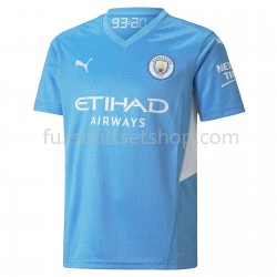 Günstige Fußball Trikotsatz Manchester City Heimtrikot 2021-2022 Kurzarm