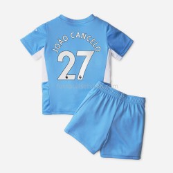 Günstige Fußball Trikotsatz Manchester City Joao Cancelo 27 Kinder Heimtrikot 2021-2022 Kurzarm