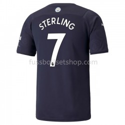 Günstige Fußball Trikotsatz Manchester City Raheem Sterling 7 Drittes Fußballtrikot 2021-2022 Kurzarm