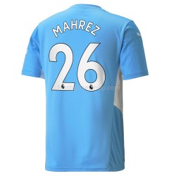Günstige Fußball Trikotsatz Manchester City Riyad Mahrez 26 Heimtrikot 2021-2022 Kurzarm