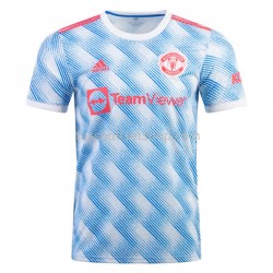 Günstige Fußball Trikotsatz Manchester United Auswärtstrikot 2021-2022 Kurzarm