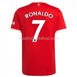 Günstige Fußball Trikotsatz Manchester United Cristiano Ronaldo 7 Heimtrikot 2021-2022 Kurzarm