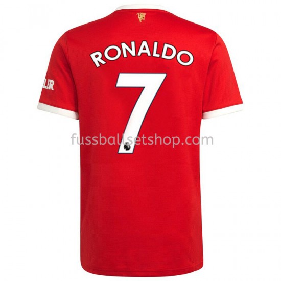 Günstige Fußball Trikotsatz Manchester United Cristiano Ronaldo 7 Heimtrikot 2021-2022 Kurzarm