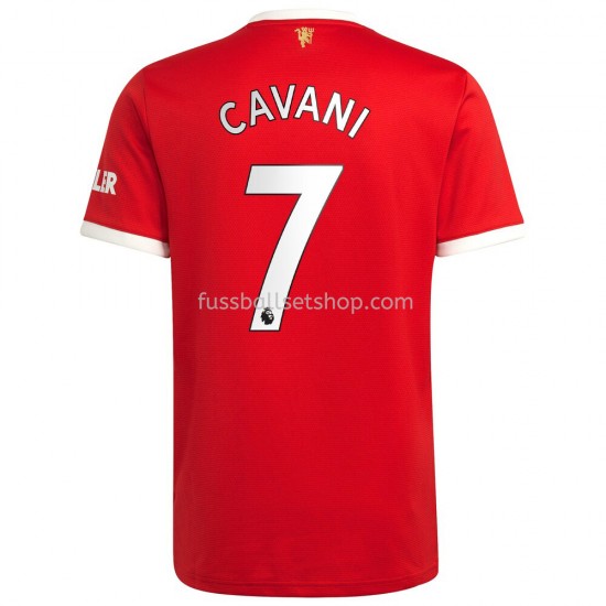 Günstige Fußball Trikotsatz Manchester United Edinson Cavani 7 Heimtrikot 2021-2022 Kurzarm