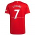 Günstige Fußball Trikotsatz Manchester United Edinson Cavani 7 Heimtrikot 2021-2022 Kurzarm