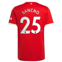 Günstige Fußball Trikotsatz Manchester United Jadon Sancho 25 Heimtrikot 2021-2022 Kurzarm