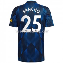 Günstige Fußball Trikotsatz Manchester United Jadon Sancho 25 Ausweichtrikot 2021-2022 Kurzarm