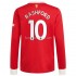 Günstige Fußball Trikotsatz Manchester United Marcus Rashford 10 Heimtrikot 2021-2022 Langarm