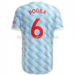 Günstige Fußball Trikotsatz Manchester United Paul Pogba 6 Auswärtstrikot 2021-2022 Kurzarm