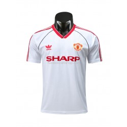 Günstige Fußball Trikotsatz Manchester United Retro Auswärtstrikot 1988 Kurzarm