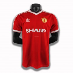 Günstige Fußball Trikotsatz Manchester United Retro Heimtrikot 1984 Kurzarm