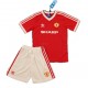 Günstige Fußball Trikotsatz Manchester United Retro Kinder-Heimtrikot 1984 Kurzarm