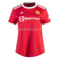 Günstige Fußball Trikotsatz Manchester United Frauen Heimtrikot 2021-2022 Kurzarm