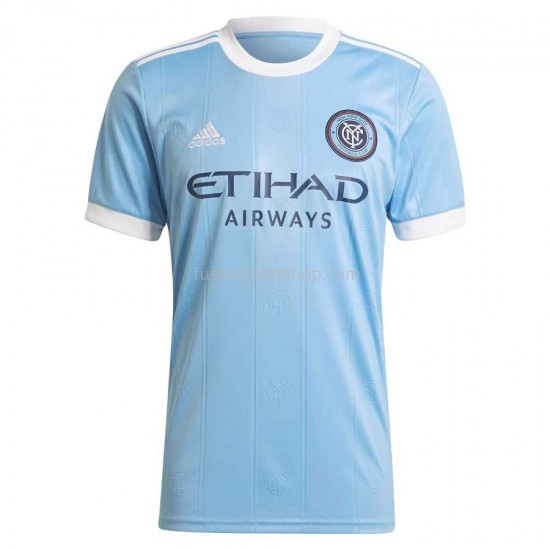 Günstige Fußball Trikotsatz New York City Heimtrikot 2021-2022 Kurzarm
