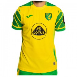 Günstige Fußball Trikotsatz Norwich City Heimtrikot 2021-2022 Kurzarm