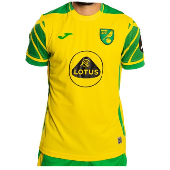 Günstige Fußball Trikotsatz Norwich City Heimtrikot 2021-2022 Kurzarm