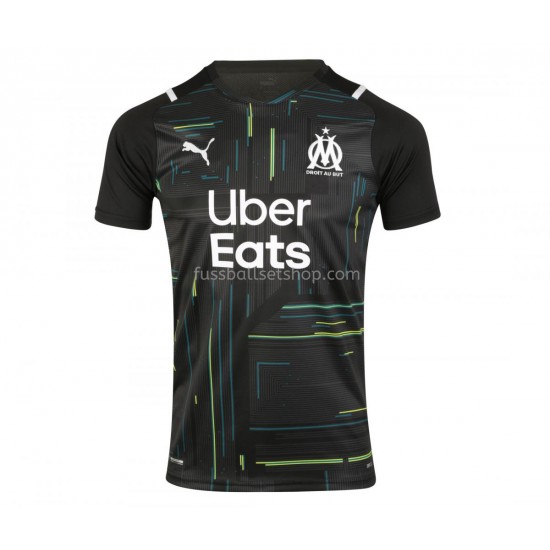 Günstige Fußball Trikotsatz Olympique Marseille Torwart Heimtrikot 2021-2022 Kurzarm