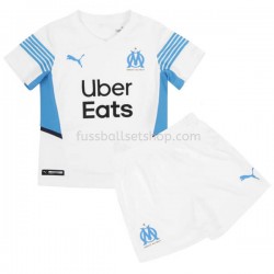 Günstige Fußball Trikotsatz Olympique Marseille Kinder Heimtrikot 2021-2022 Kurzarm