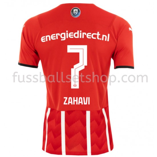 Günstige Fußball Trikotsatz PSV Eindhoven Eran Zahavi 7 Heimtrikot 2021-2022 Kurzarm