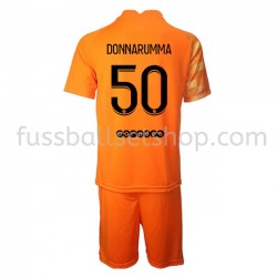 Günstige Fußball Trikotsatz Paris Saint-Germain Torwart Gianluigi Donnarumma 50 Kinder Heimtrikot 2021-2022 Kurzarm