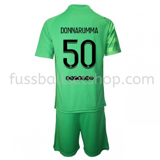 Günstige Fußball Trikotsatz Paris Saint-Germain Torwart Gianluigi Donnarumma 50 Kinder Ausweichtrikot 2021-2022 Kurzarm