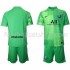 Günstige Fußball Trikotsatz Paris Saint-Germain Torwart Kinder Ausweichtrikot 2021-2022 Kurzarm