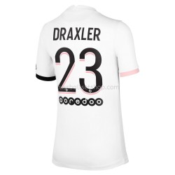 Günstige Fußball Trikotsatz Paris Saint-Germain Julian Draxler 23 Auswärtstrikot 2021-2022 Kurzarm