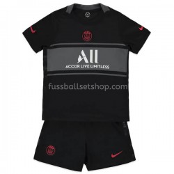 Günstige Fußball Trikotsatz Paris Saint-Germain Kinder Ausweichtrikot 2021-2022 Kurzarm
