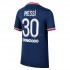 Günstige Fußball Trikotsatz Paris Saint-Germain Lionel Messi 30 Heimtrikot 2021-2022 Kurzarm