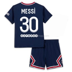 Günstige Fußball Trikotsatz Paris Saint-Germain Lionel Messi 30 Kinder Heimtrikot 2021-2022 Kurzarm