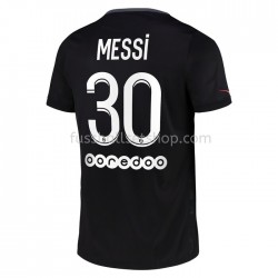 Günstige Fußball Trikotsatz Paris Saint-Germain Lionel Messo 30 Ausweichtrikot 2021-2022 Kurzarm