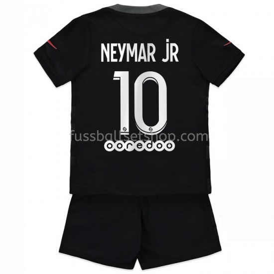 Günstige Fußball Trikotsatz Paris Saint-Germain Neymar JR 10 Kinder Ausweichtrikot 2021-2022 Kurzarm