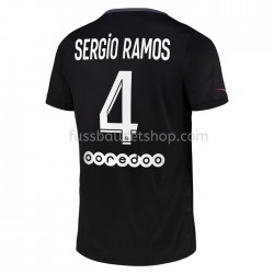Günstige Fußball Trikotsatz Paris Saint-Germain Sergio Ramos 4 Ausweichtrikot 2021-2022 Kurzarm