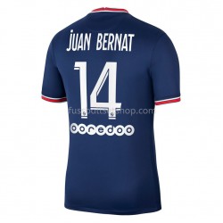 Günstige Fußball Trikotsatz Paris Saint-Germain PSG Juan Bernat 14 Heimtrikot 2021-2022 Kurzarm